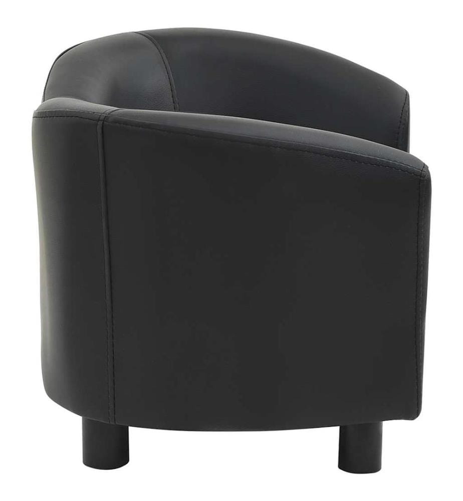 Hundesofa Schwarz 67x41x39 cm Kunstleder