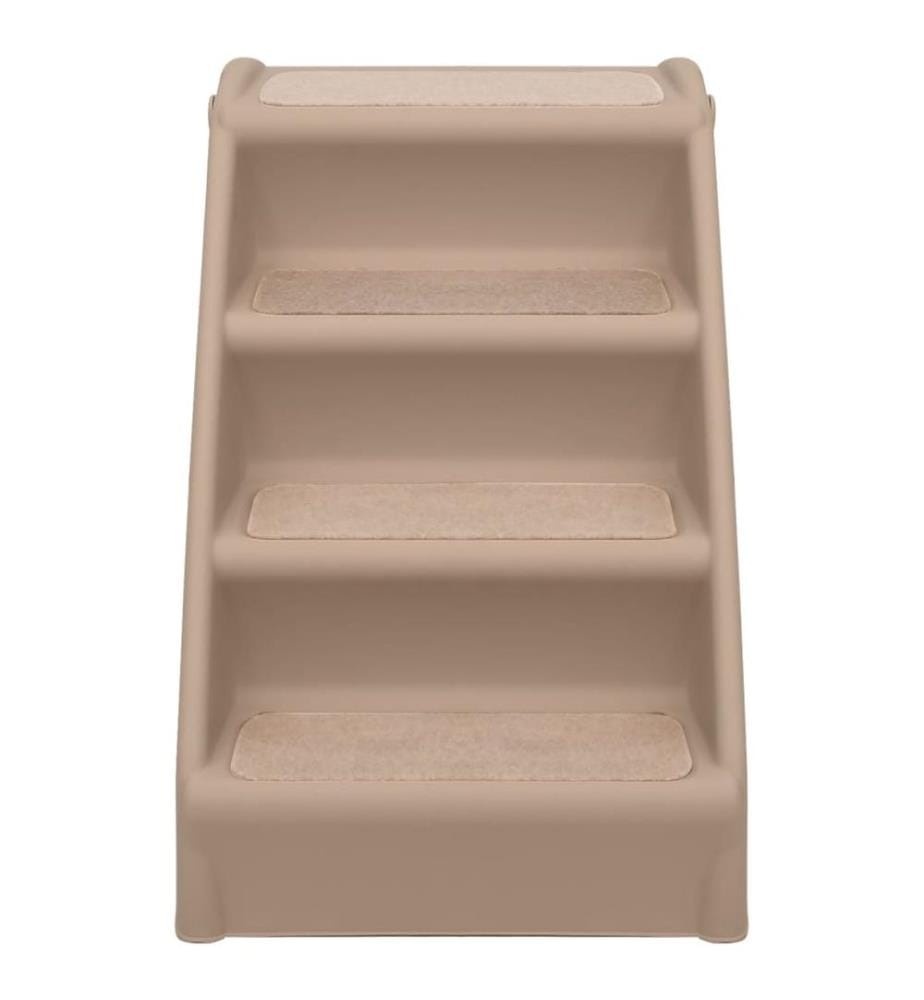 Escaliers pliables pour chiens Marron 62x40x49,5 cm