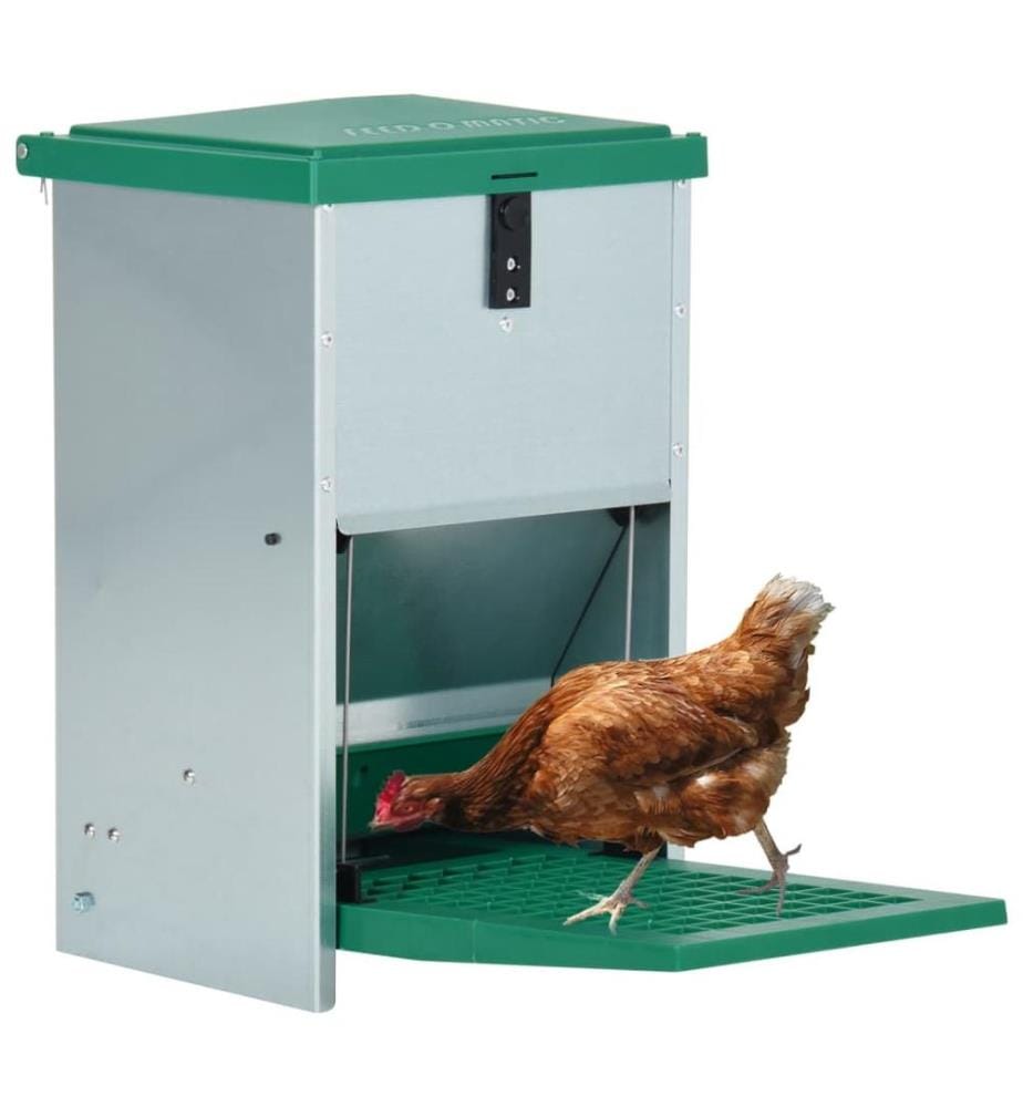 Geflügel-Futterautomat Feedomatic mit Pedal 8 kg