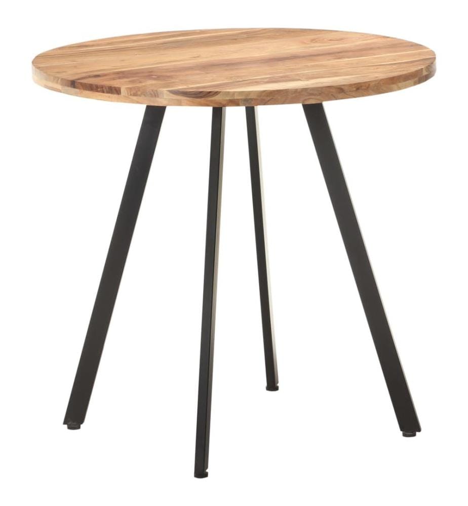 Table de salle à manger 80 cm Bois d'acacia solide