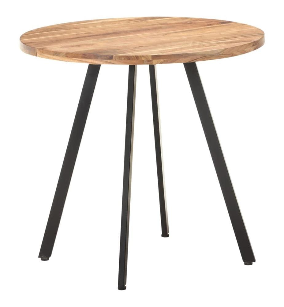 Table de salle à manger 80 cm Bois d'acacia solide