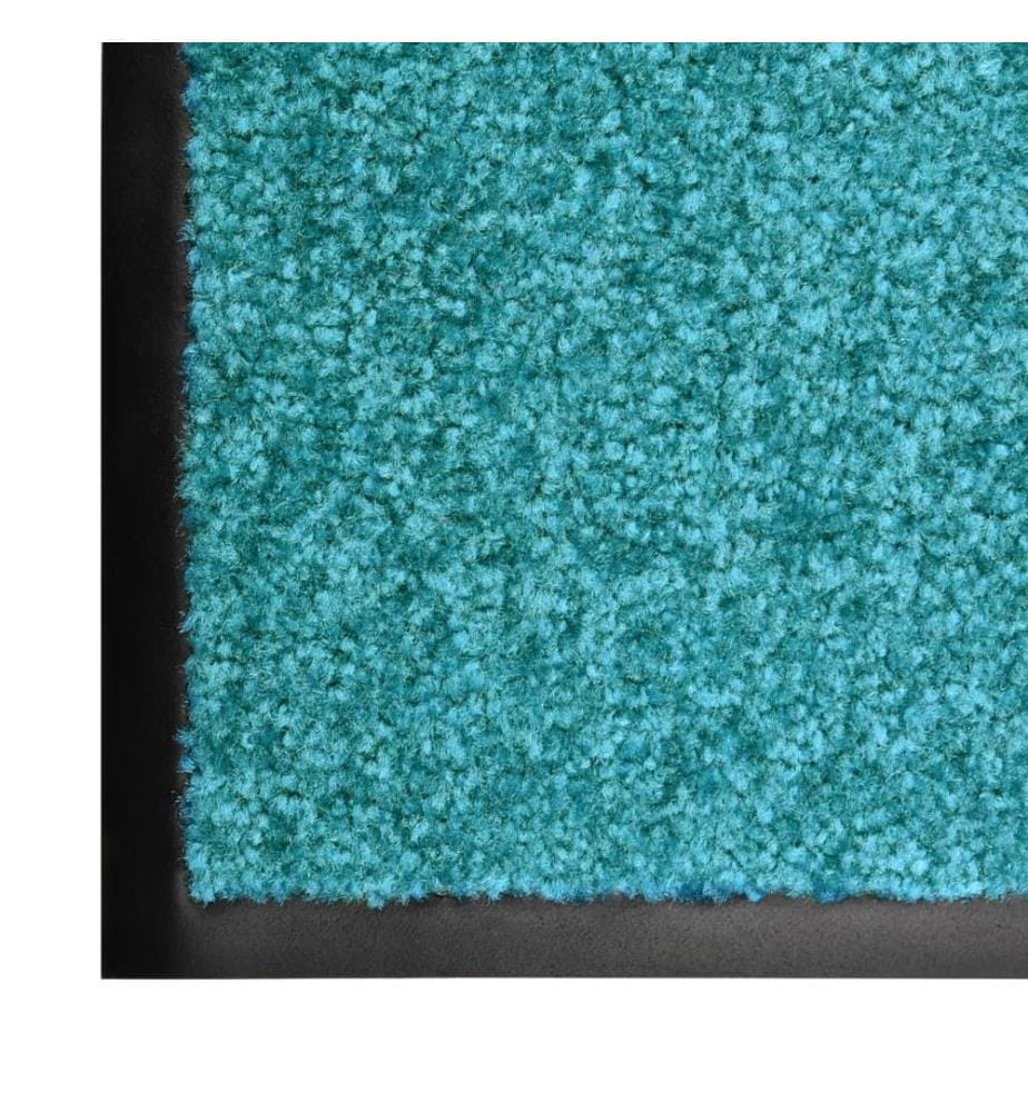 Fussmatte Waschbar Cyan 120x180 cm