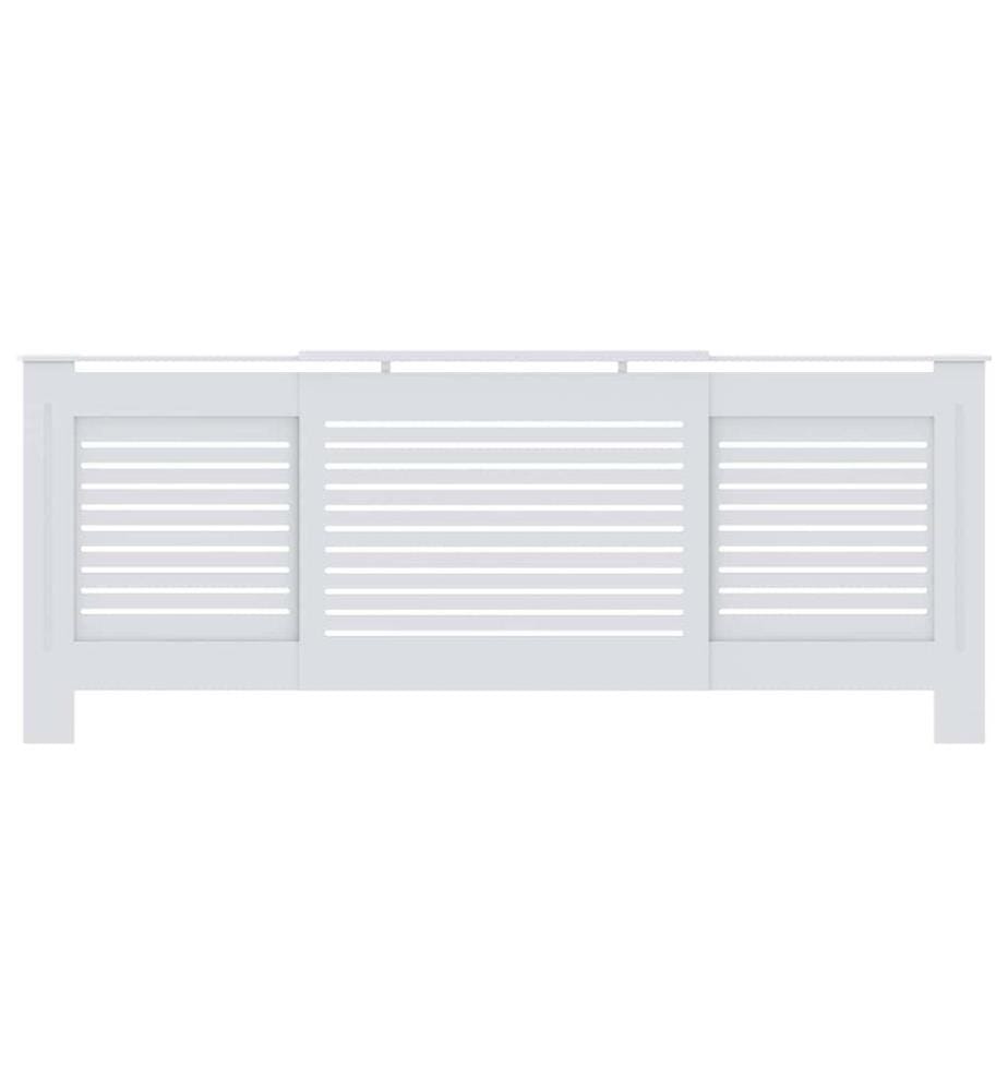 Cache-radiateur MDF Blanc 205 cm