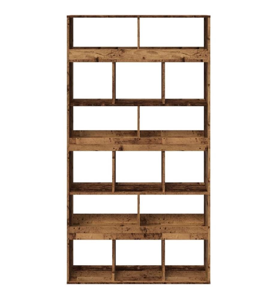 Raumteiler Altholz-Optik 100x33x187,5 cm Holzwerkstoff