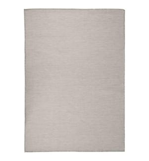 Outdoor-Teppich Flachgewebe 160x230 cm Taupe