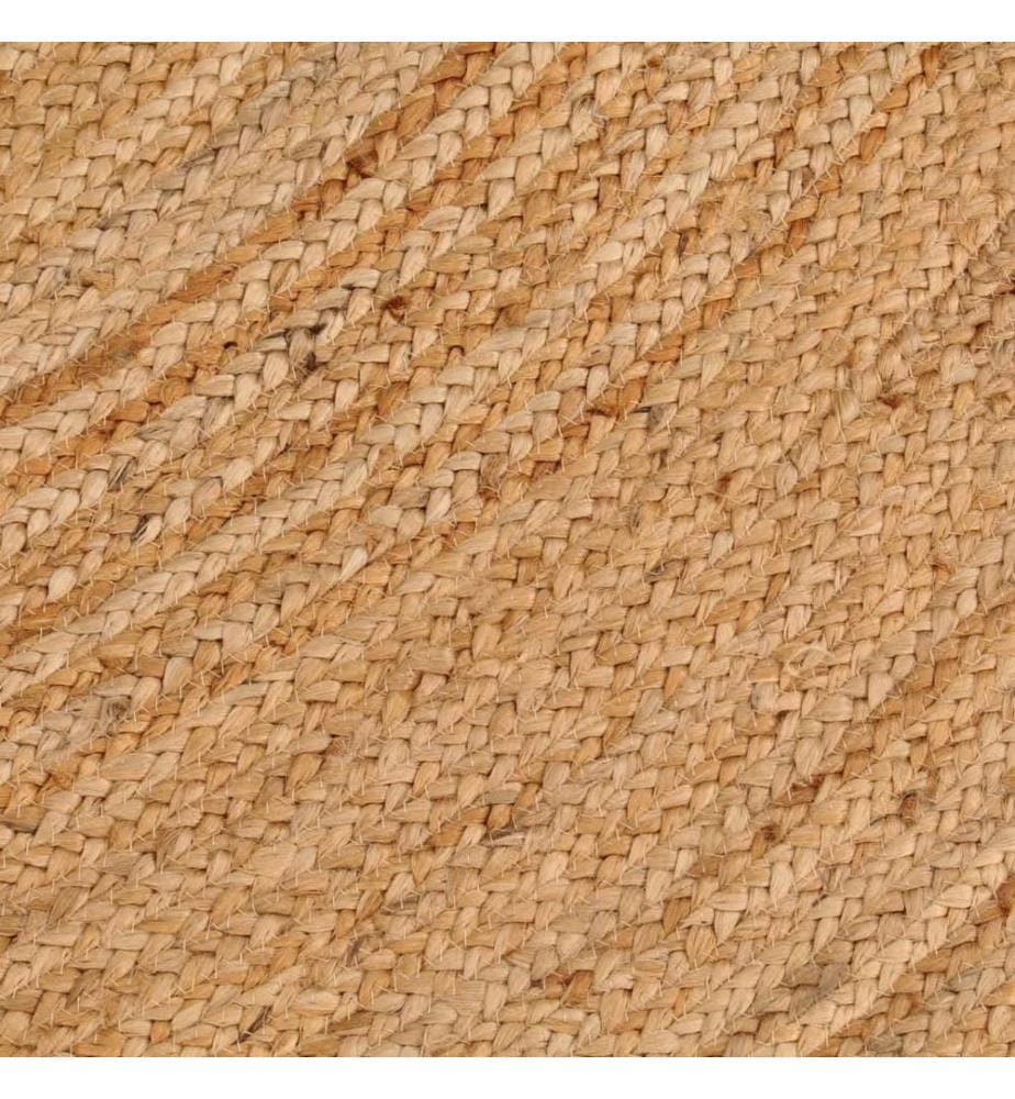 Teppich Jute Geflochten 180 cm Rund
