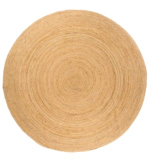 Teppich Jute Geflochten 240 cm Rund
