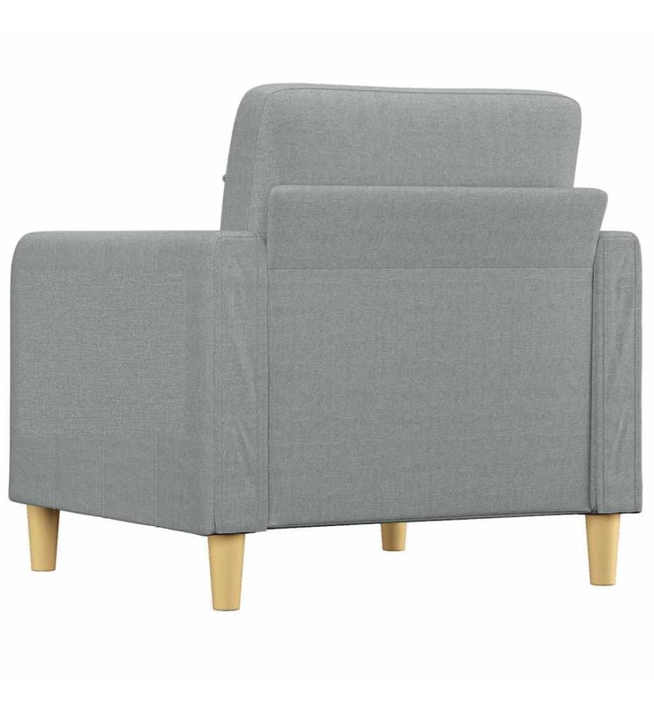 Sofasessel Hellgrau 60 cm Stoff