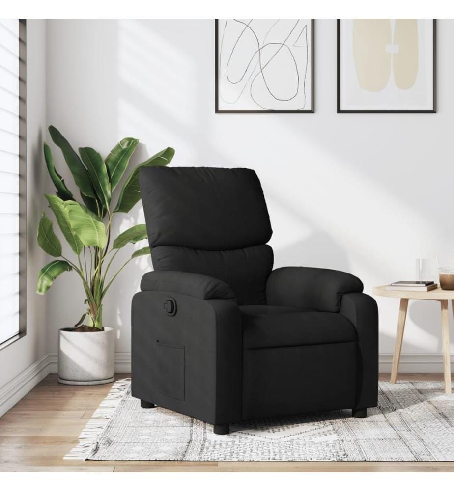 Relaxsessel Schwarz Stoff
