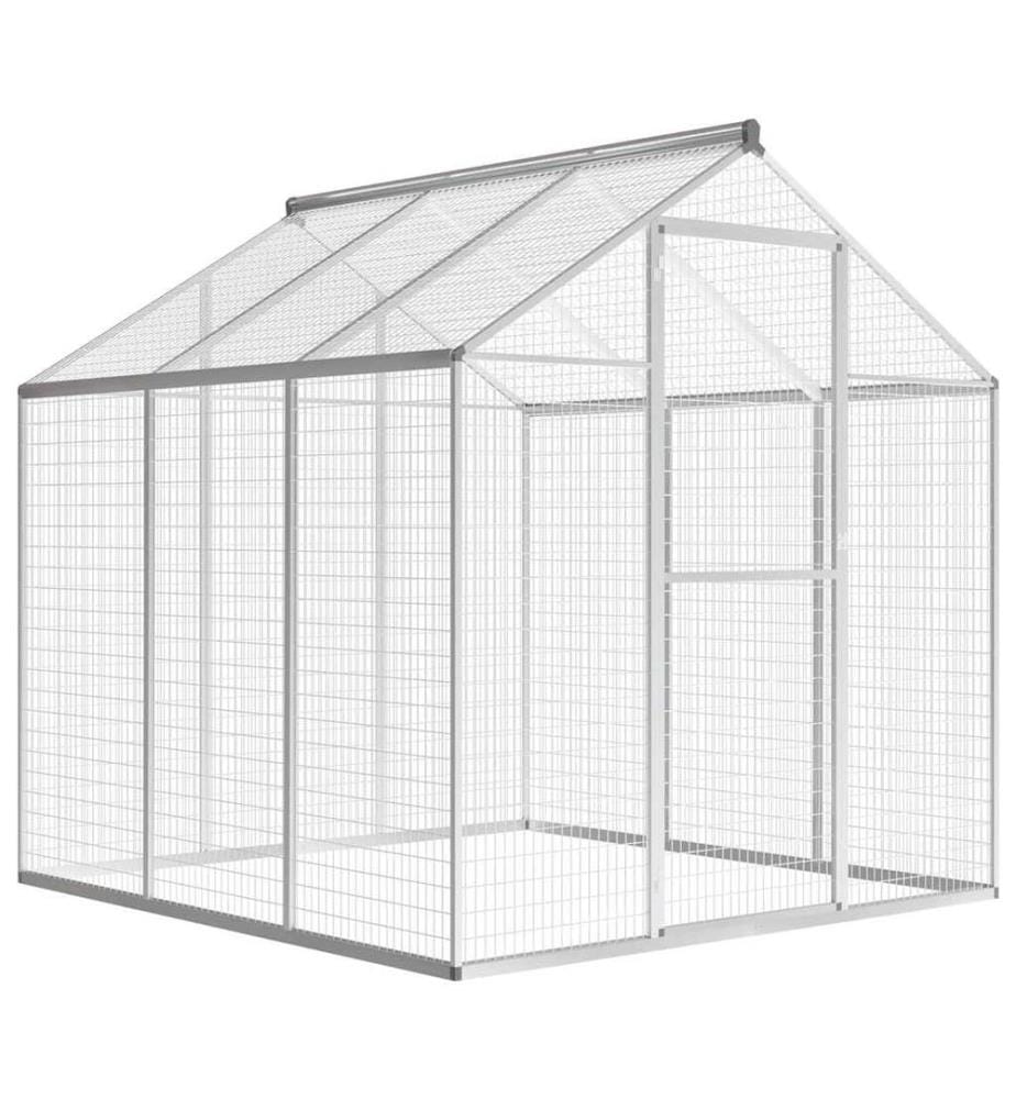 Volière d'extérieur Aluminium 183 x 178 x 194 cm