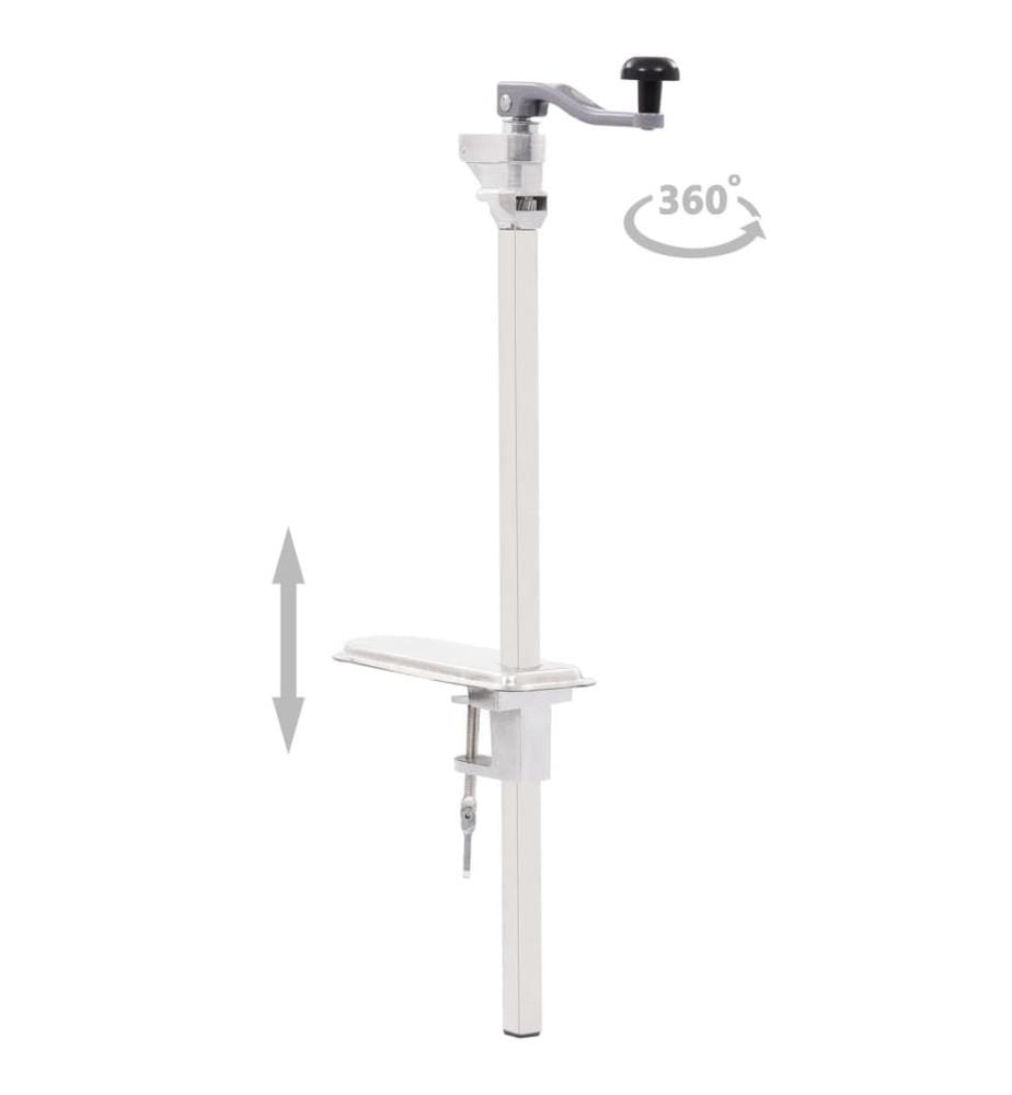 Dosenöffner Silbern 70 cm Aluminium und Edelstahl