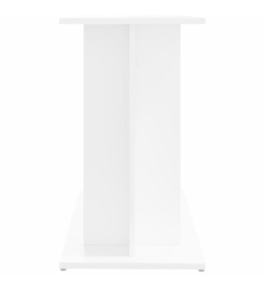 Support pour aquarium blanc 80x35x60 cm bois d'ingénierie