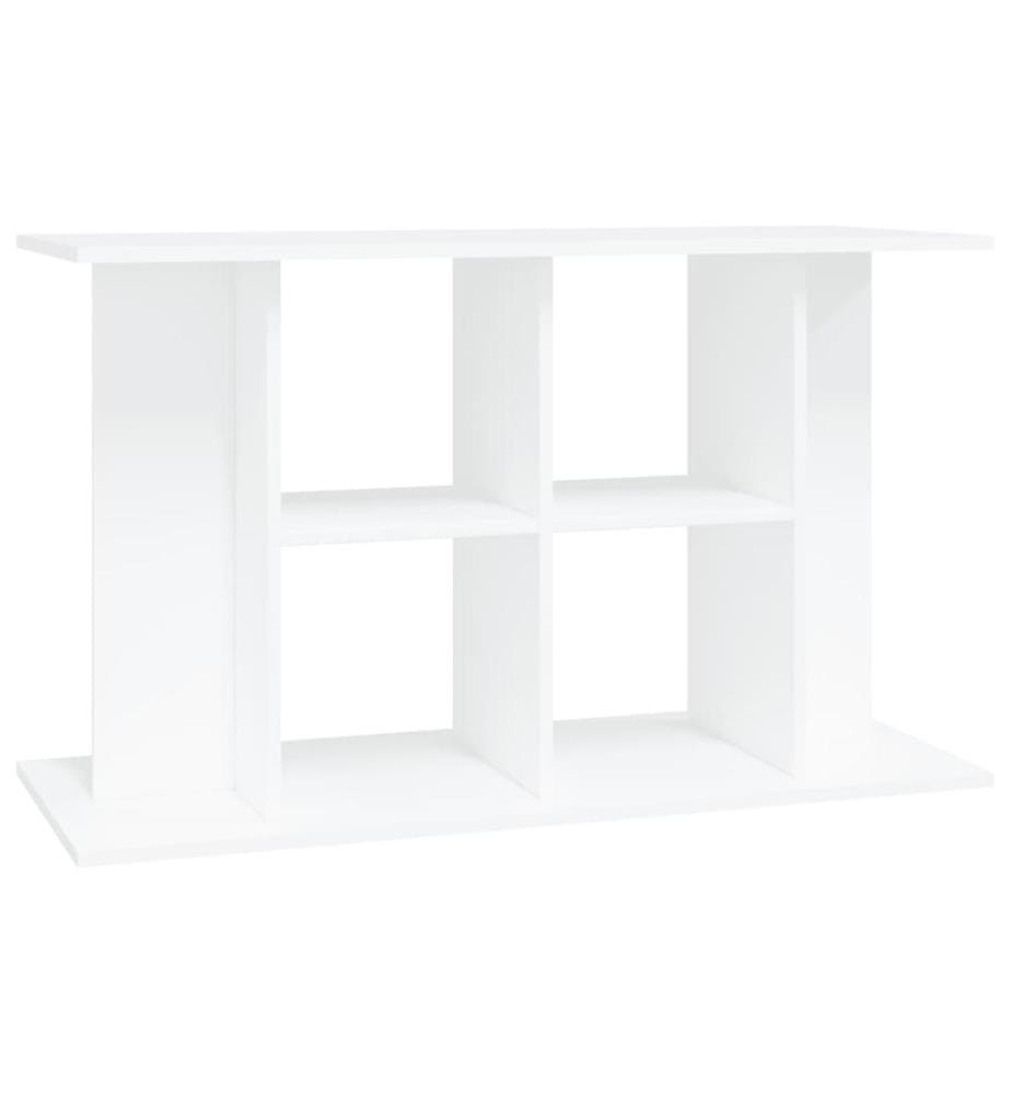 Support pour aquarium blanc 100x40x60 cm bois d'ingénierie