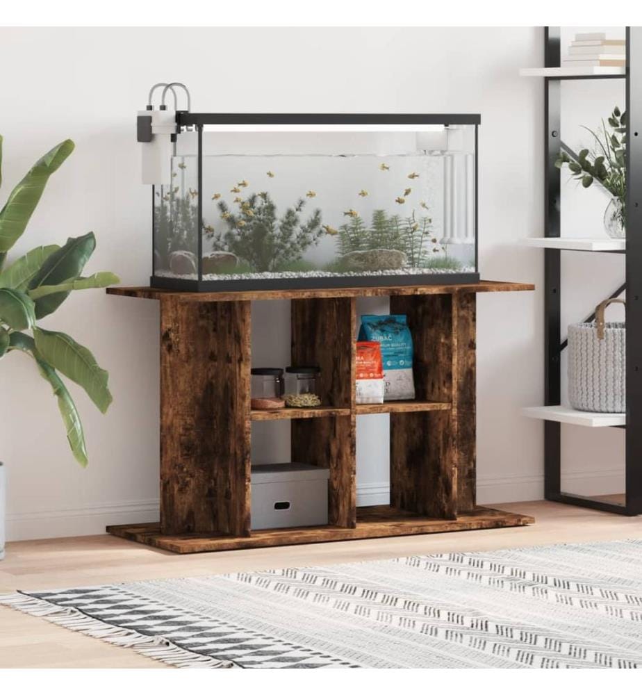 Aquariumständer Räuchereiche 100x40x60 cm Holzwerkstoff