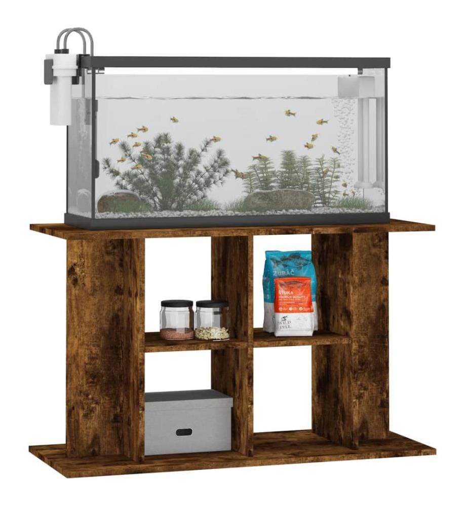 Aquariumständer Räuchereiche 100x40x60 cm Holzwerkstoff