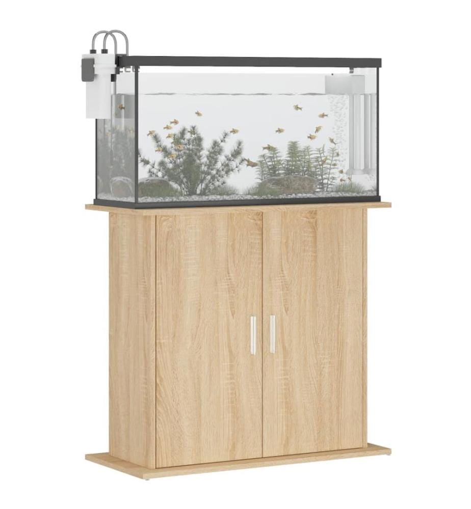 Aquariumständer Sonoma-Eiche 81x36x73 cm Holzwerkstoff