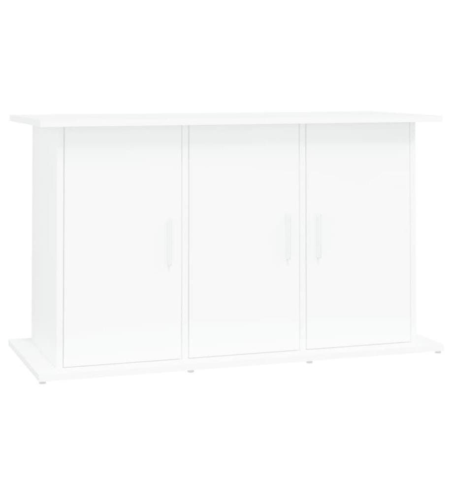 Support pour aquarium blanc 101x41x58 cm bois d'ingénierie