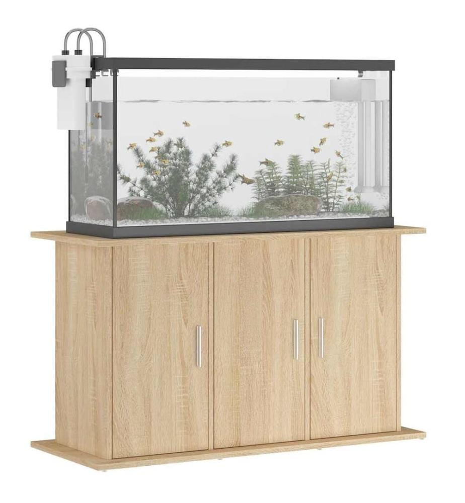 Support d'aquarium chêne sonoma 101x41x58 cm bois d'ingénierie