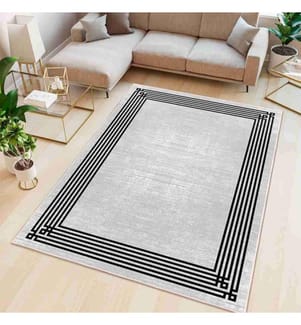 Teppich, Grau, 70% Baumwolle - 30% Chenille, 80 x 200 cm