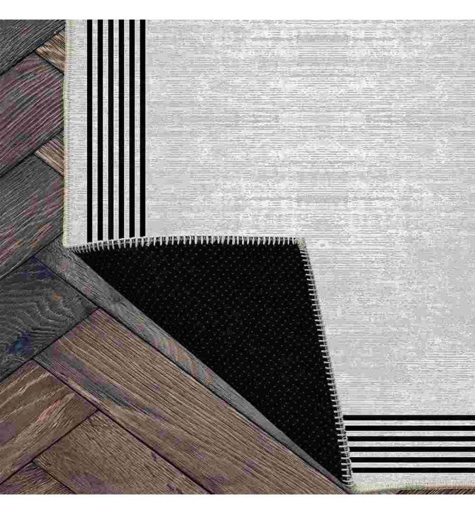 Tapis, gris, 70% coton - 30% chenille, 200 x 300 cm