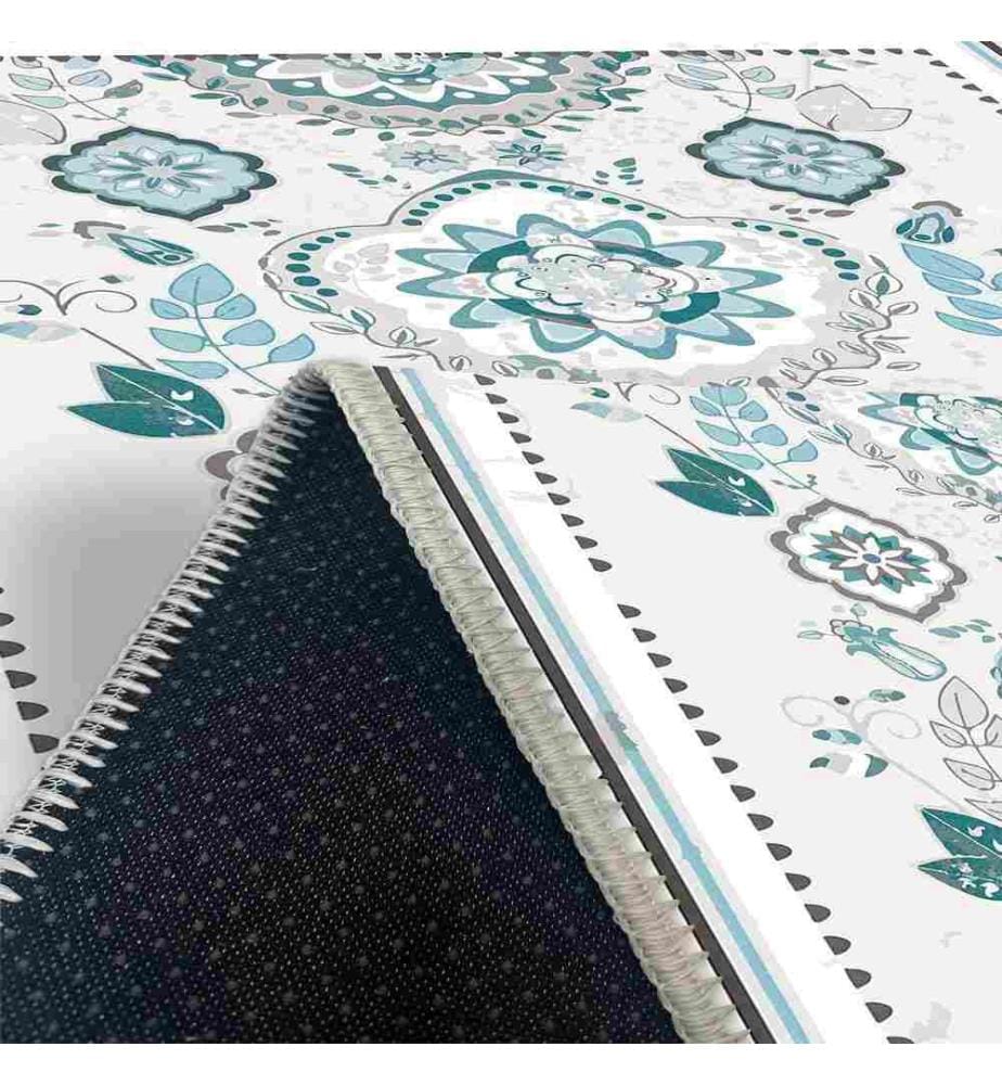 Tappeto, Verde, 70% cotone - 30% ciniglia, 80 x 200 cm
