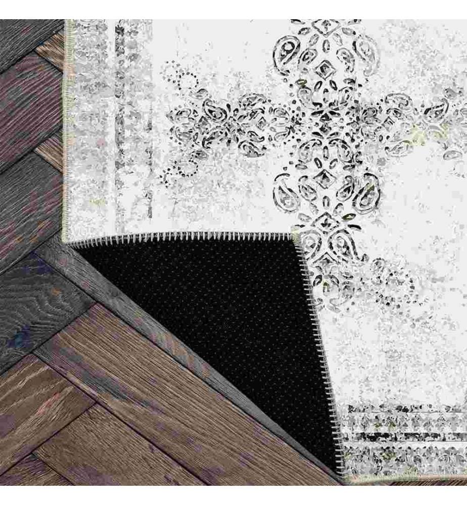 Tappeto, Bianco, 70% Cotone - 30% Ciniglia, 60 x 100 cm