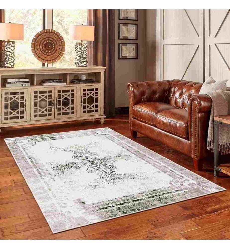 Tappeto, Bianco, 70% Cotone - 30% Ciniglia, 200 x 300 cm