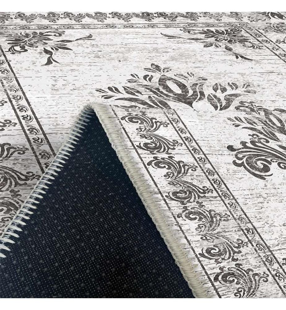 Tappeto, Bianco, 70% Cotone - 30% Ciniglia, 80 x 150 cm