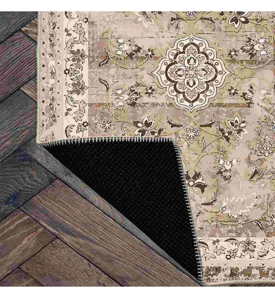 Tappeto, Marrone, 70% Cotone - 30% Ciniglia, 60 x 100 cm