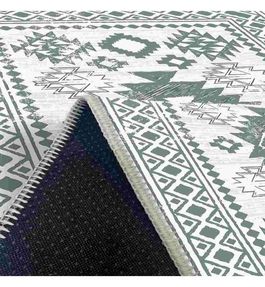 Tappeto, Verde, 70% cotone - 30% ciniglia, 160 x 230 cm