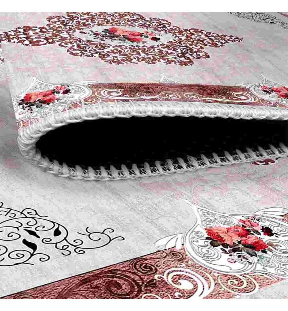 Tappeto, Rosa, 70% cotone - 30% ciniglia, 100 x 200 cm