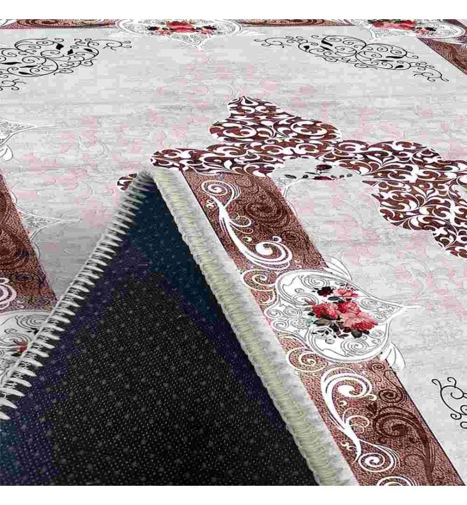 Tappeto, Rosa, 70% Cotone - 30% Ciniglia, 100 x 300 cm