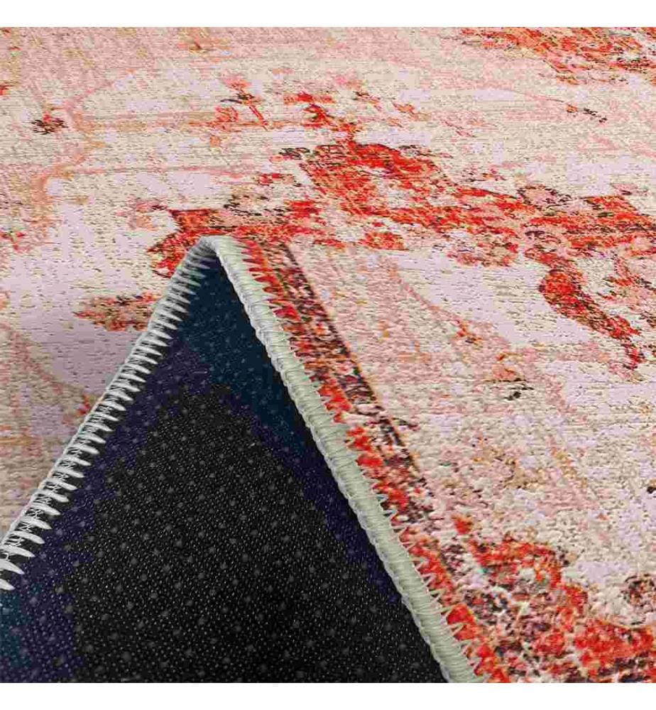 Tappeto, Arancione, 70% cotone - 30% ciniglia, 80 x 200 cm
