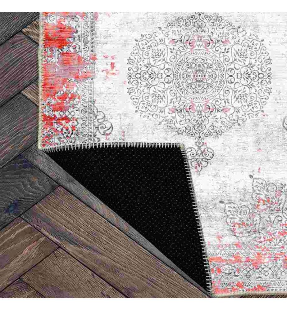 Tappeto, Grigio, 70% Cotone - 30% Ciniglia, 80 x 120 cm
