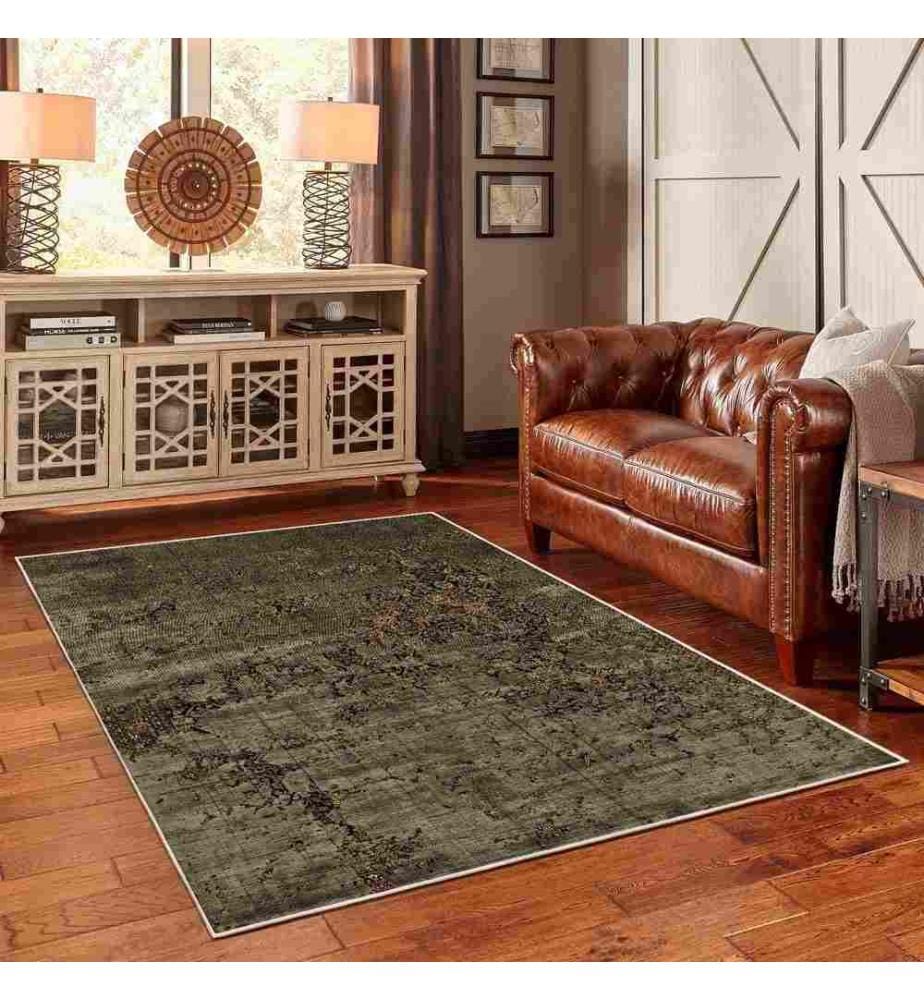 Tappeto, Verde, 70% cotone - 30% ciniglia, 180 x 280 cm