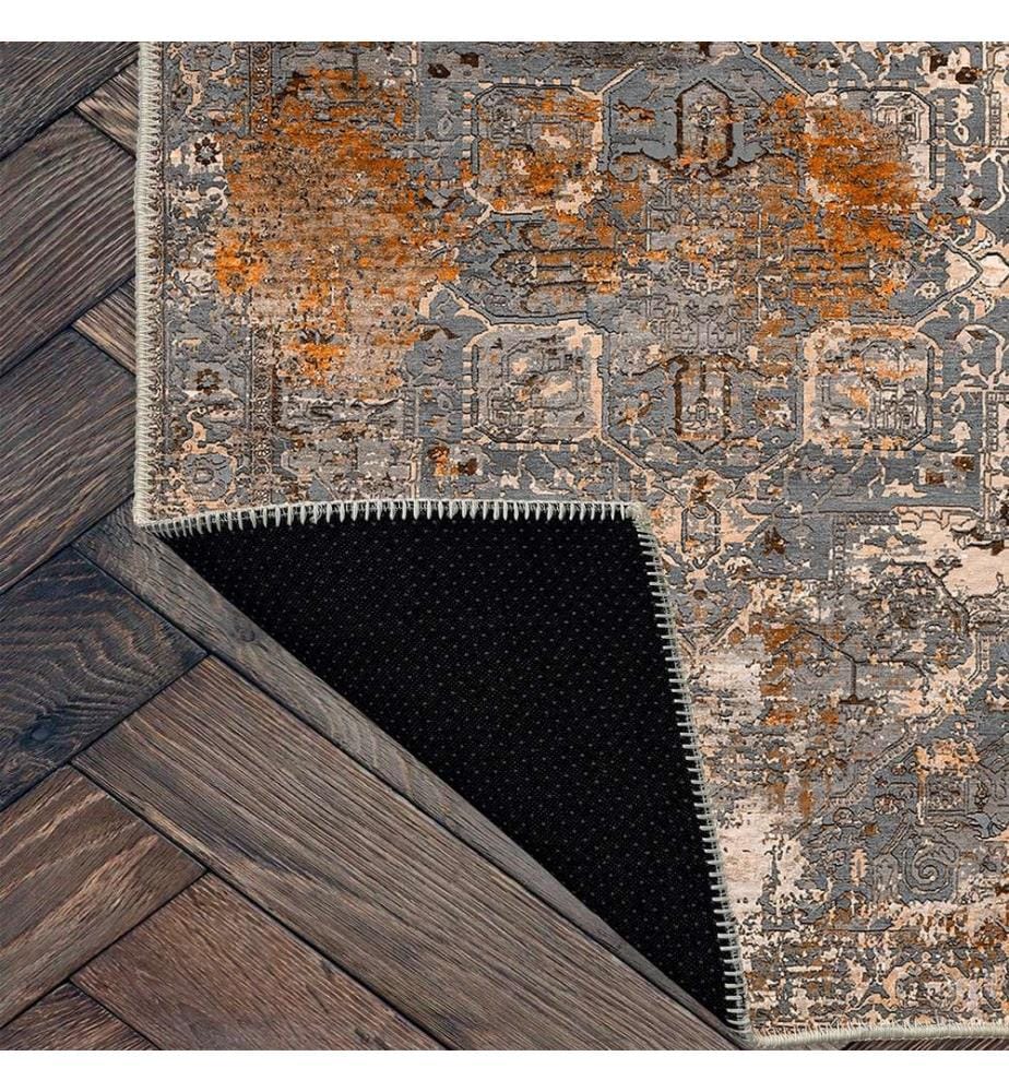 Tappeto, Grigio, 70% Cotone - 30% Ciniglia, 60 x 100 cm