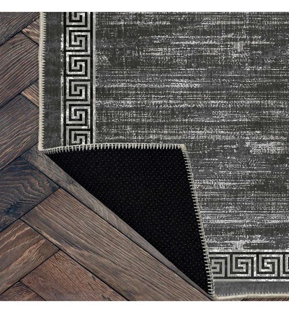 Tappeto, Grigio, 70% Cotone - 30% Ciniglia, 80 x 300 cm
