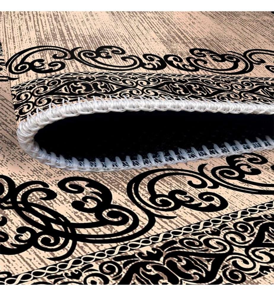Tappeto, Crema, 70% cotone - 30% ciniglia, 80 x 300 cm