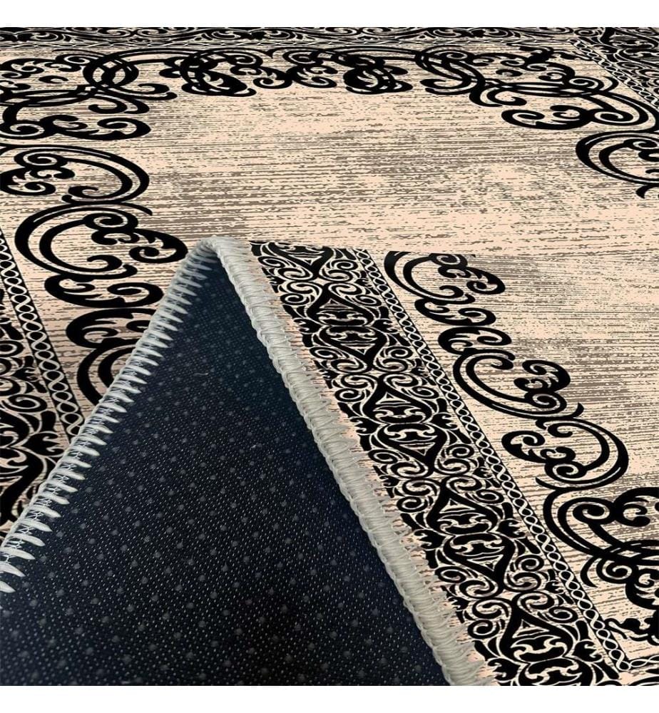 Tappeto, Crema, 70% cotone - 30% ciniglia, 100 x 150 cm