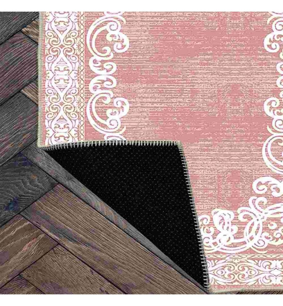 Tappeto, rosa, 70% cotone - 30% ciniglia, 180 x 280 cm