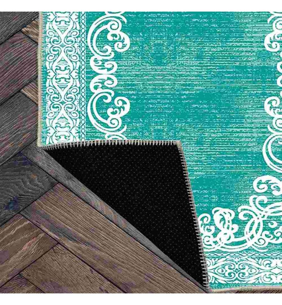 Tappeto, Verde, 70% cotone - 30% ciniglia, 200 x 300 cm
