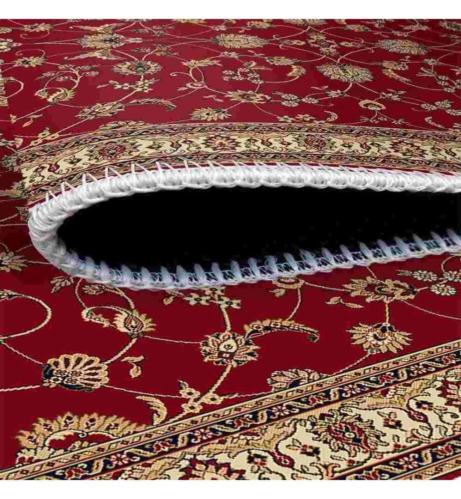 Tappeto, rosso, 70% cotone - 30% ciniglia, 60 x 100 cm