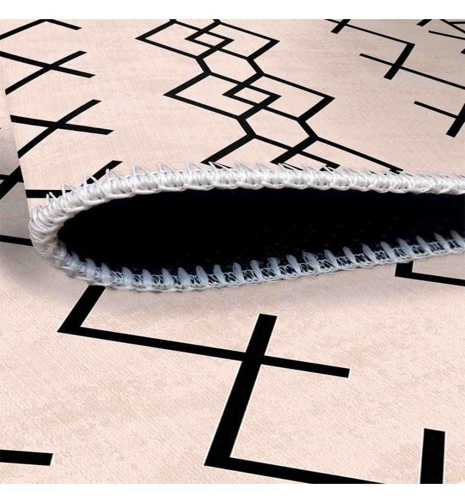 Tappeto, Crema, 70% cotone - 30% ciniglia, 80 x 300 cm