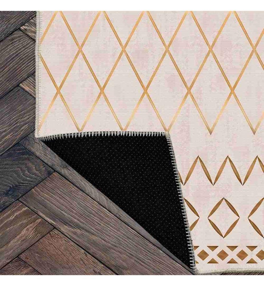 Tappeto, Crema, 70% cotone - 30% ciniglia, 80 x 300 cm