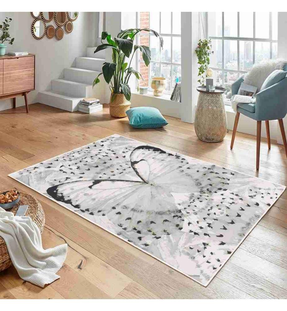 Tappeto, Grigio, 70% Cotone - 30% Ciniglia, 160 x 250 cm