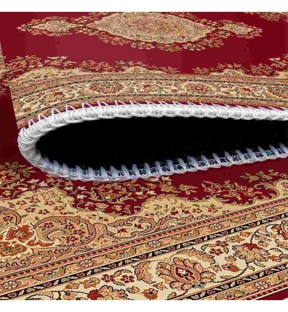 Tappeto, rosso, 70% cotone - 30% ciniglia, 80 x 300 cm