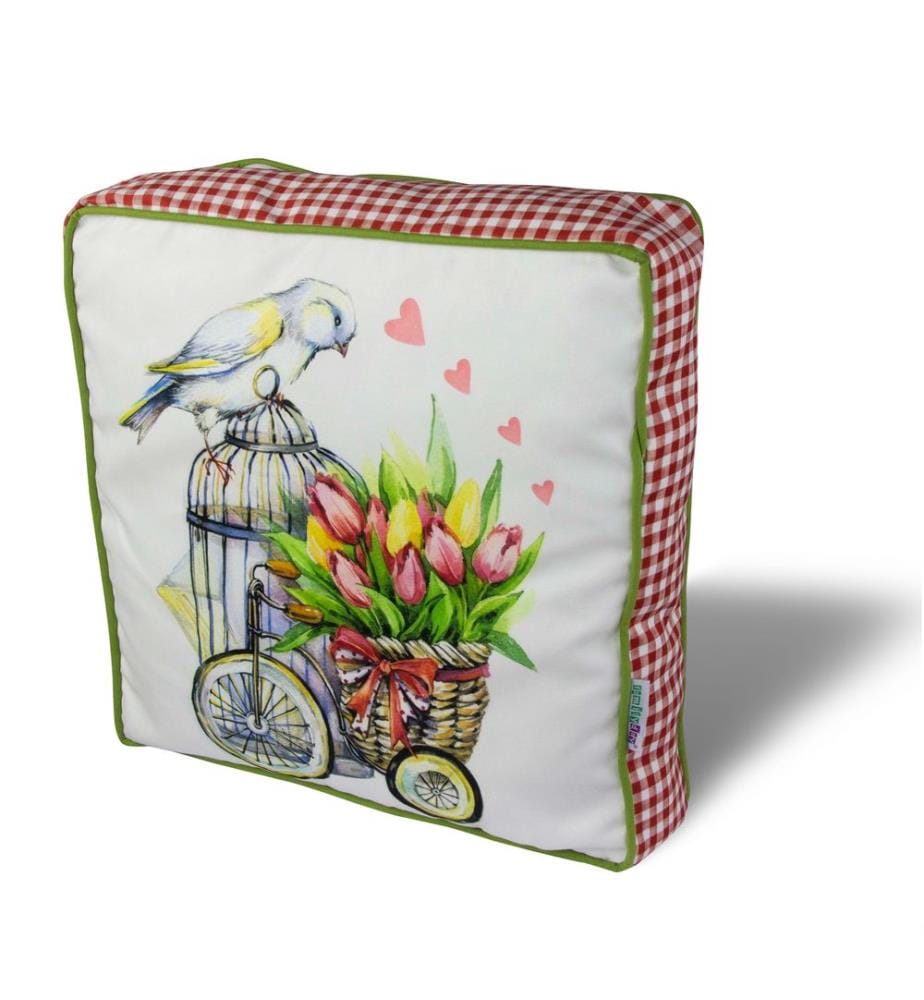 Kissen, Multicolor, 50% Baumwolle / 50% Polyester
