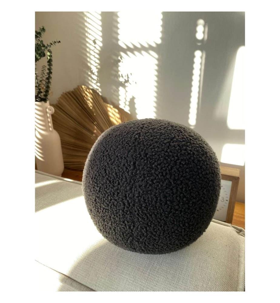 Coussin, anthracite, 75 % POLYESTER RECYCLÉ / 25 % POLYESTER