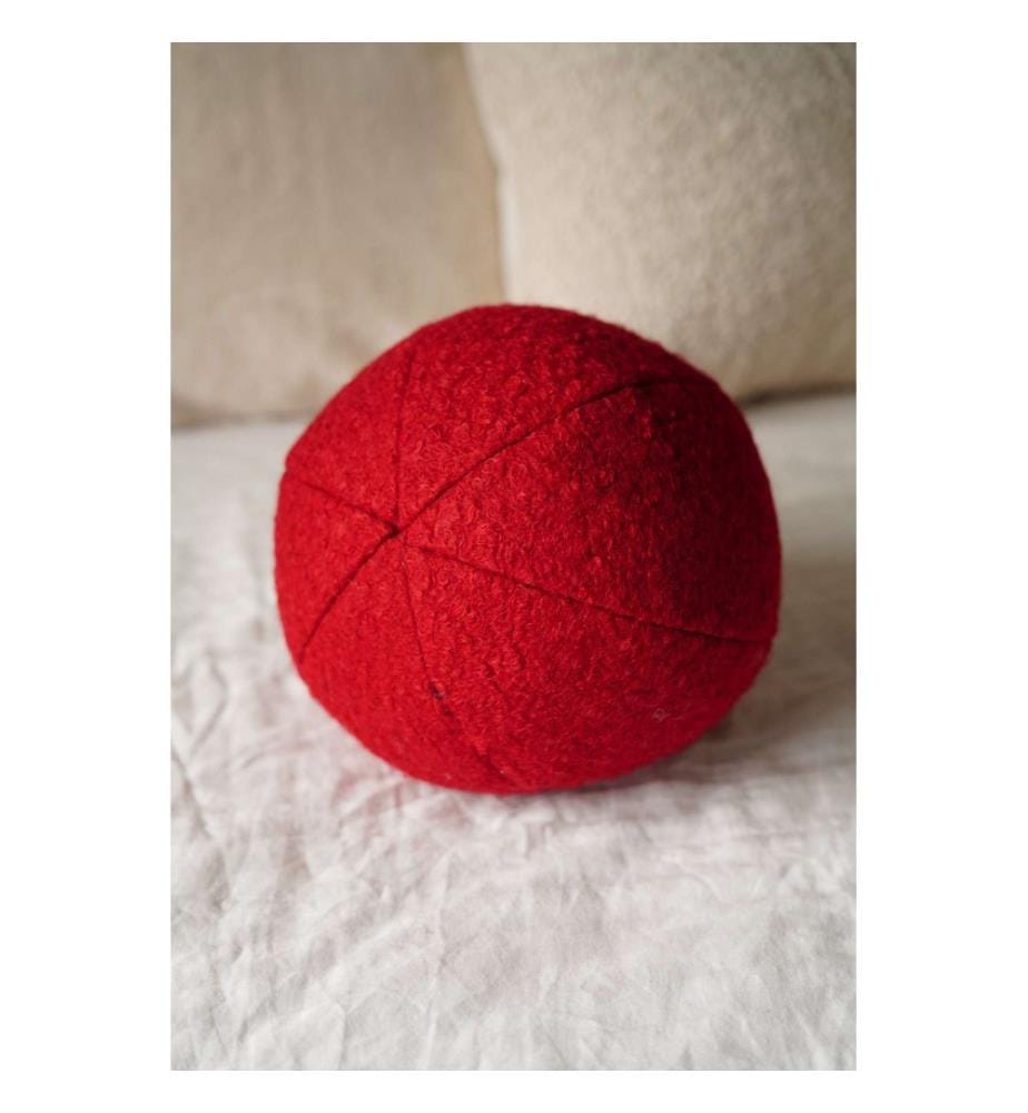 Coussin, rouge, 75 % POLYESTER RECYCLÉ / 25 % POLYESTER