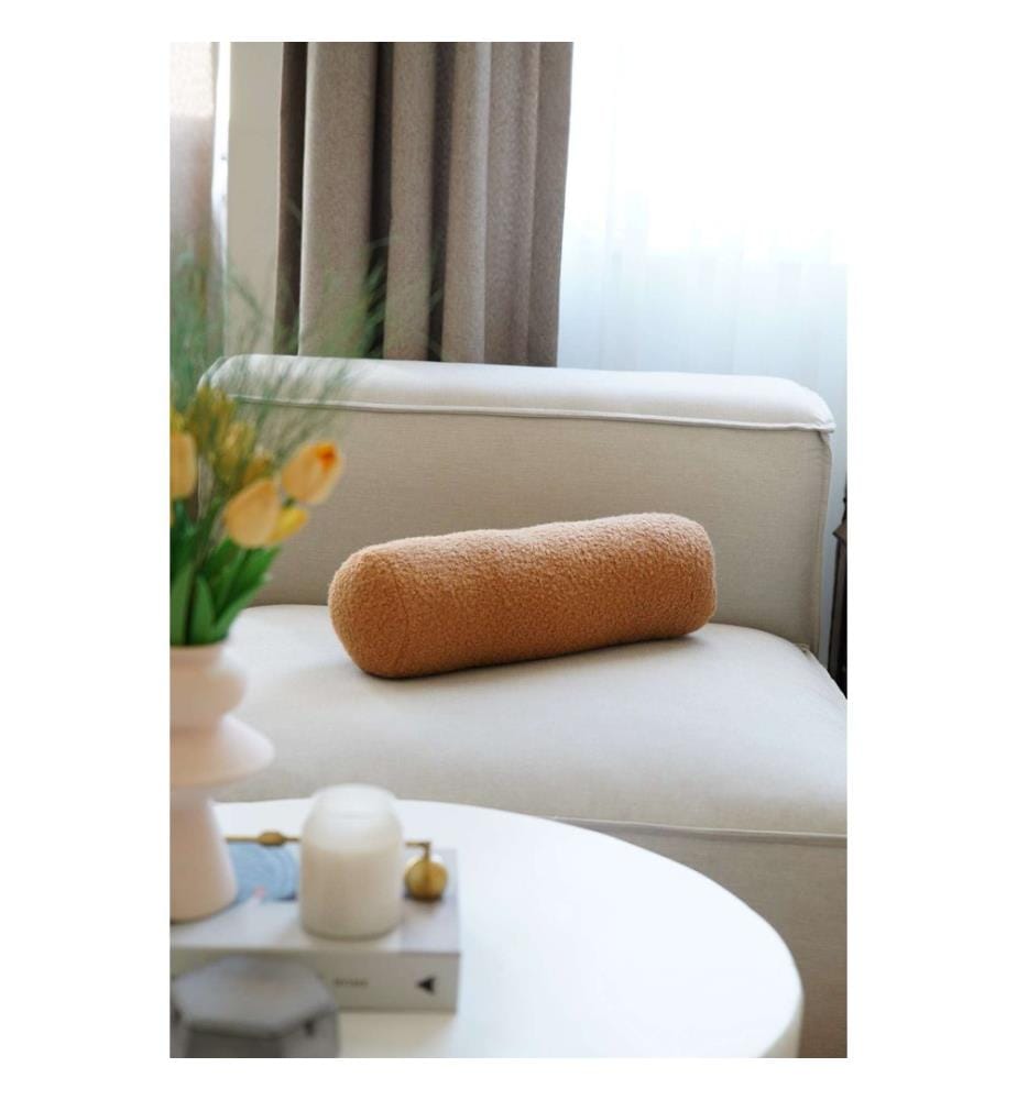 Coussin, marron, 75 % POLYESTER RECYCLÉ / 25 % POLYESTER